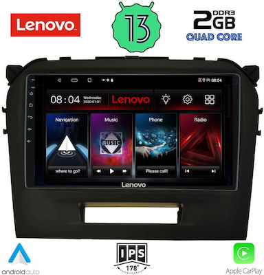 Lenovo Sistem Audio Auto pentru Suzuki Vitara 2016-2022 (Bluetooth/USB/WiFi/GPS) cu Ecran Tactil 9"