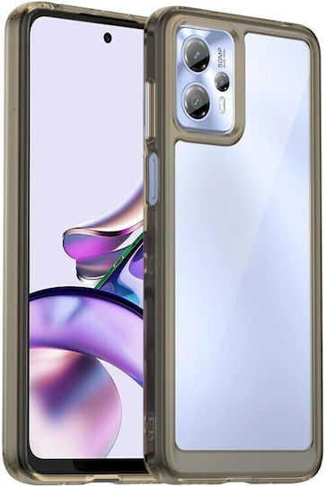 Colorful Series Umschlag Rückseite Silikon Transparent (Moto G13)