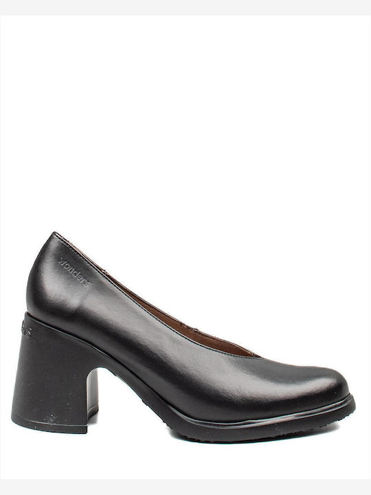 Wonders Leder Pumps Schwarz