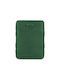 Hunterson Men's Leather Card Wallet with RFID Green