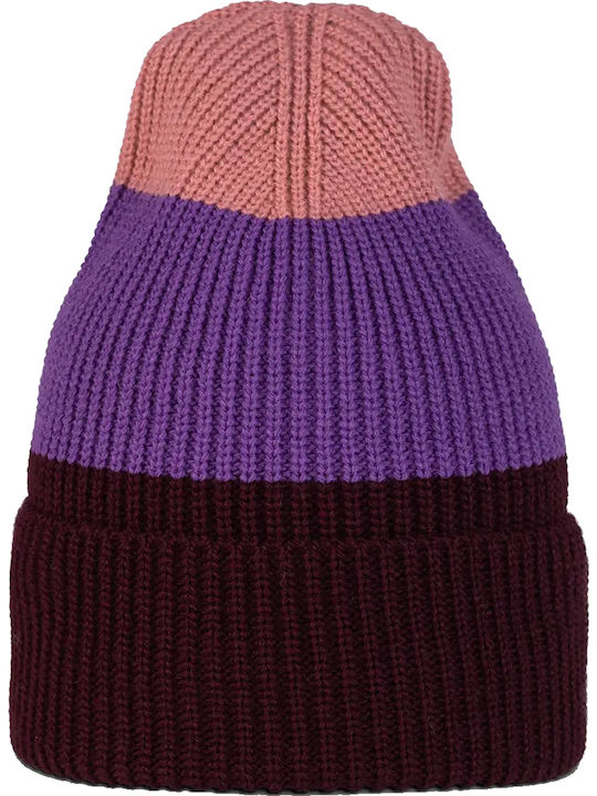 Buff Beanie Unisex Σκούφος Πλεκτός σε Μπορντό χρώμα