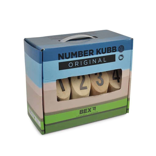 Bex Παιχνίδι Εσωτερικού Χώρου Number Kubb Original Rubber