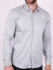 Long-sleeved Shirt Striped White