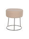 Stools For Living Room Upholstered with Fabric Karlo White 1pcs 35x35x41cm