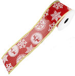 Christmas Ribbon Red 280x6cm 1pc