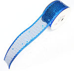 Christmas Ribbon Blue 280x4cm 1pc