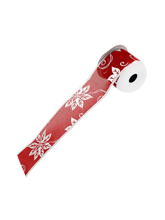 Christmas Ribbon Red 280x6cm 1pc