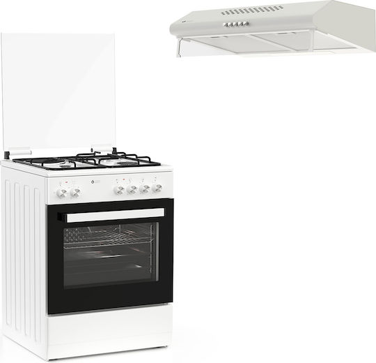 Thermogatz Eingebautes Set von Haushaltsgeräten TGS 3511 WH + TGS 170 WH