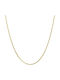 Mv Preziosa Goldene Kette Nacken 9K Länge 60cm