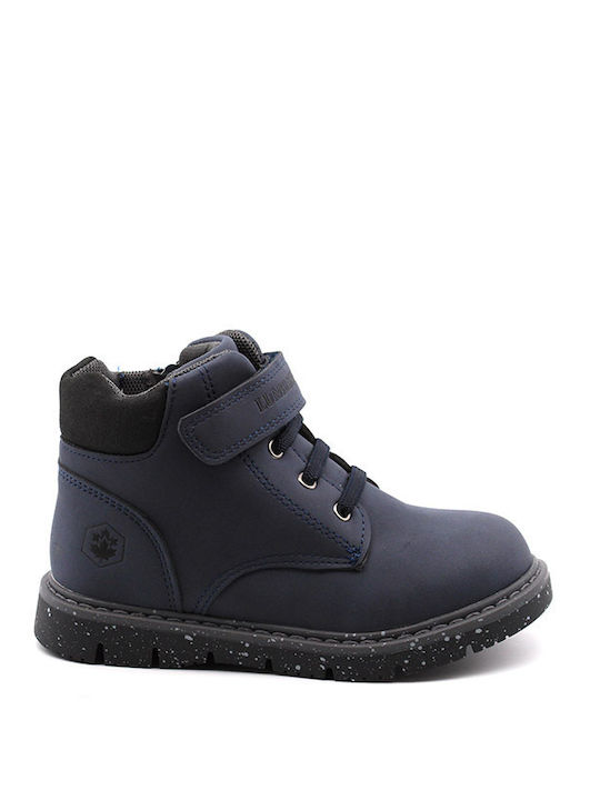 Gohan Kinderstiefel mit Schnürsenkeln Marineblau