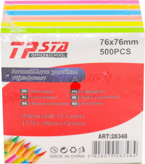 Tpster Χαρτάκια Σημειώσεων σε Κύβο 7.6x7.6cm