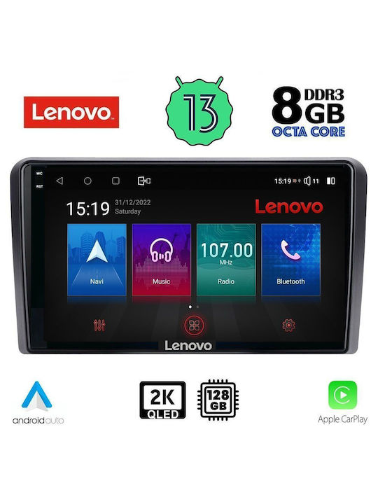Lenovo Sistem Audio Auto pentru Honda Jazz 2019> (Bluetooth/USB/AUX/WiFi/GPS/Apple-Carplay/Android-Auto) cu Ecran Tactil 10"