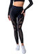 Rea Training Women's Long High Waist Leggings Black