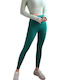 Ramona Training Women's Long Leggings High Waist Green