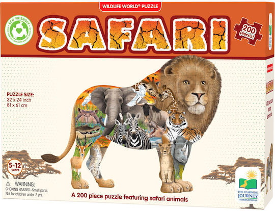 Puzzle pentru Copii Safari pentru 5+ ani+ Ani 200buc The Learning Journey