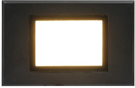 Sun Light Wall-Mounted Outdoor Ceiling Light LED IP65 3W with Warm White Light 11x7εκ.