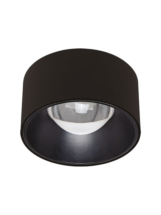 VK Lighting Σποτ Οροφής Εξωτερικού Χώρου με Ενσωματωμένο LED σε Μαύρο Χρώμα 75169-095721