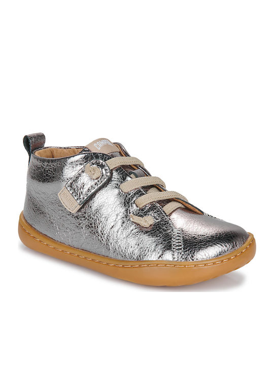 Camper PEU CAMI Leather Kids Boots with Velcro ...