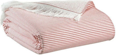 Vivaraise Lulu Duo Beach Towel Cotton Pink 180x180cm.