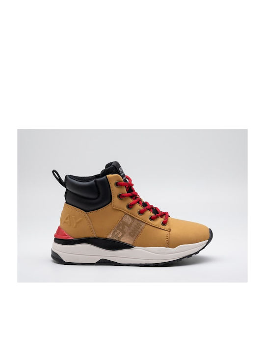 Replay Kids Boots Tabac Brown