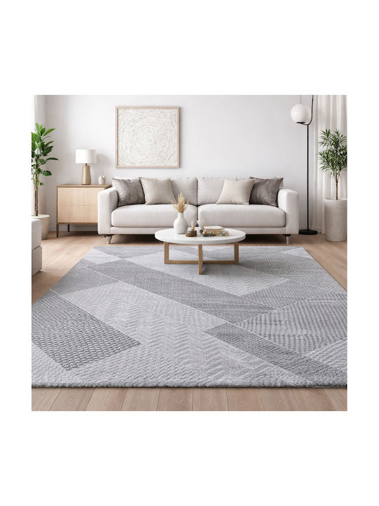 Saray Home Delux Килим Правоъгълена Сив