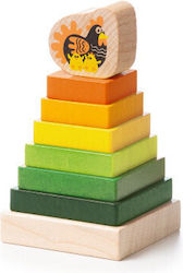 Cubika Pyramiden-Spielzeug Πυραμίδα Με Κοτούλα aus Holz