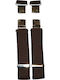 Victoria Suspenders Monochrome Brown