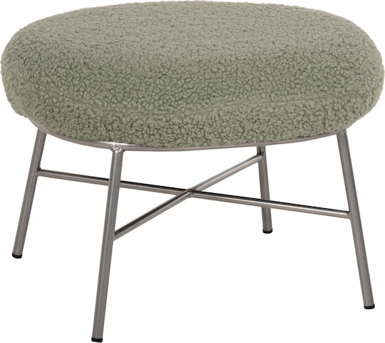 Fußhocker Mit Stoffbezug Trudi Pistazie 56x47x40cm