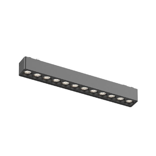 Sun Light LED Γραμμικό Φωτιστικό Οροφής 12W Φυσικό Λευκό IP20 Μ23xY2.4εκ.