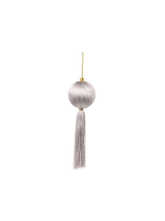 Ecobags Christmas Ball Ornament Silver