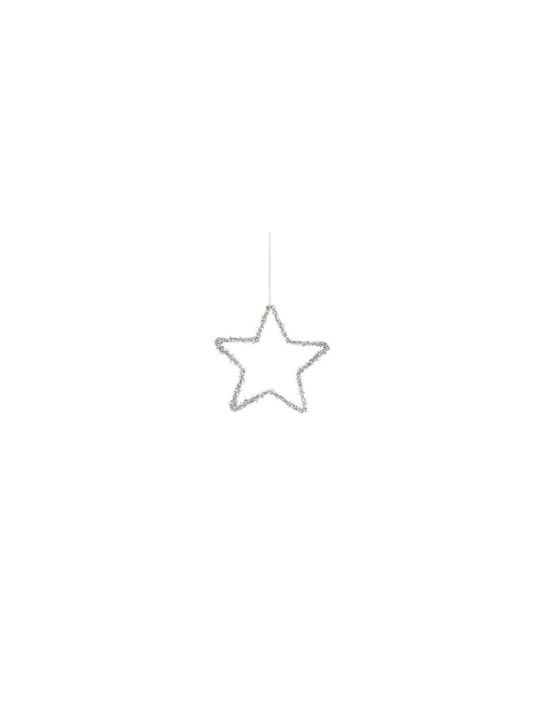 Ecobags Christmas Star Ornament Silver