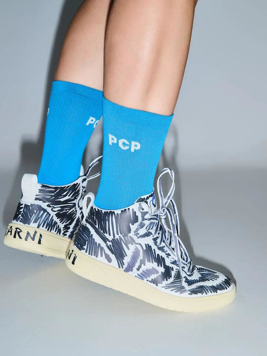 PCP Solid Color Socks Blue