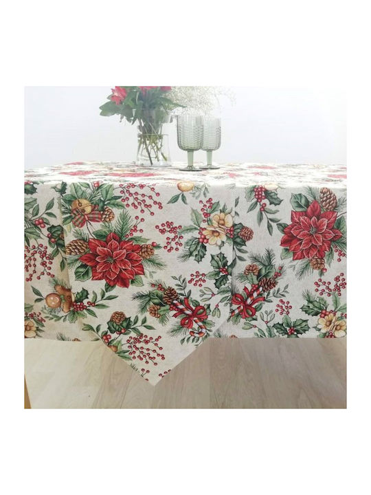 Dimeco Christmas Tablecloth Runner Multicolour L180xW40cm 1pcs