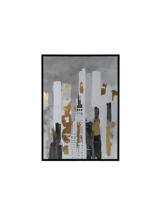 Fylliana Skyscrapers Κάδρο σε Καμβά 50x70cm