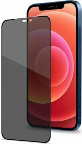 Glass Matte Full Face Tempered Glass Black (iPhone 15)