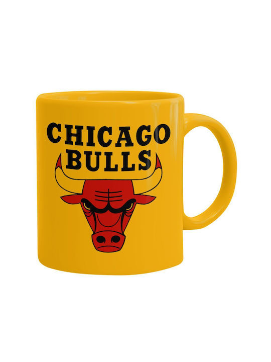 Koupakoupa Chicago Bulls Mug Ceramic Yellow 330ml