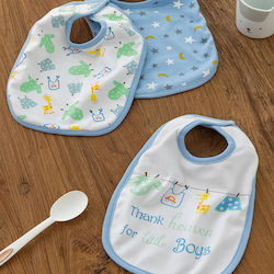 Palamaiki Bib Fabric with Hoop & Loop Fastener Blue 3pcs Palamaiki Bib Fabric with Hoop & Loop Fastener Blue 3pcs