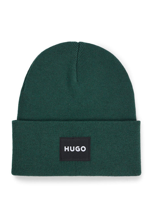 Beanie Unisex Σκούφος Πλεκτός σε Πράσινο χρώμα