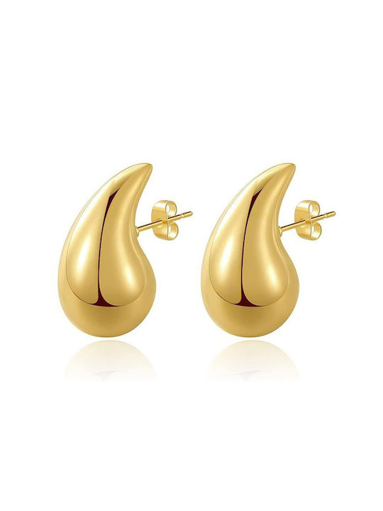 Amor Amor Gold Plated Brass Earrings for Ears