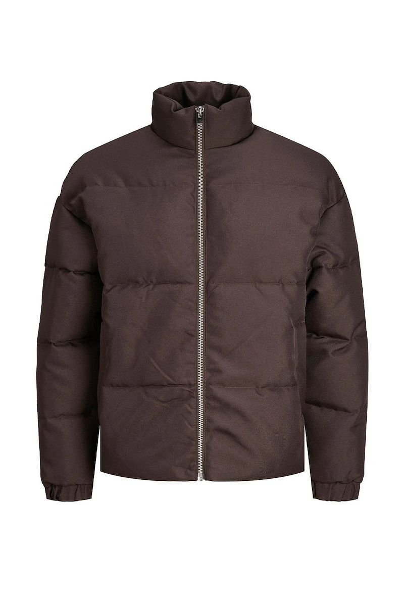 Jack & Jones Ανδρικό Χειμωνιάτικο Μπουφάν Puffer Καφέ 12236056 | Skroutz.gr