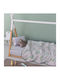 Palamaiki Blanket Cot Rainy Greyciel Velvet Gray Multicolor 110x140cm