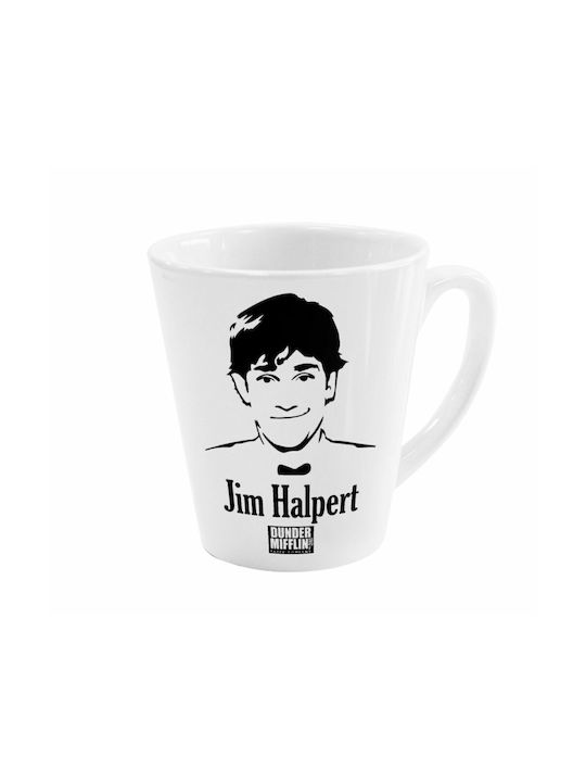 Koupakoupa Office Jim Halpert Ceramic Cup White 300ml