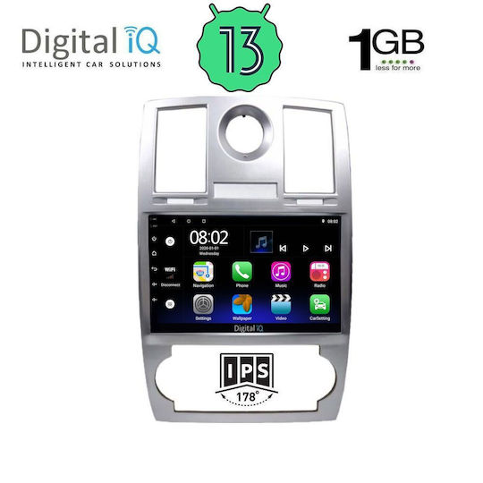 Digital IQ Sistem Audio Auto Chrysler 300C 2005-2010 (Bluetooth/USB/AUX/WiFi/GPS/Apple-Carplay/Android-Auto) cu Ecran Tactil 9"