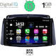 Digital IQ Sistem Audio Auto pentru Renault Koleos 2006-2016 (Bluetooth/USB/AUX/WiFi/GPS/Apple-Carplay/Android-Auto) cu Ecran Tactil 9"