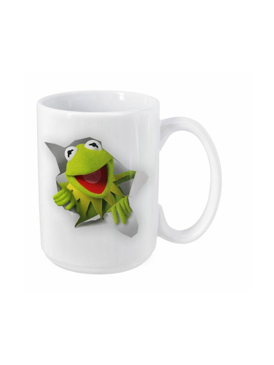 Koupakoupa Kermit Frog Κούπα Κεραμική Λευκή 444ml