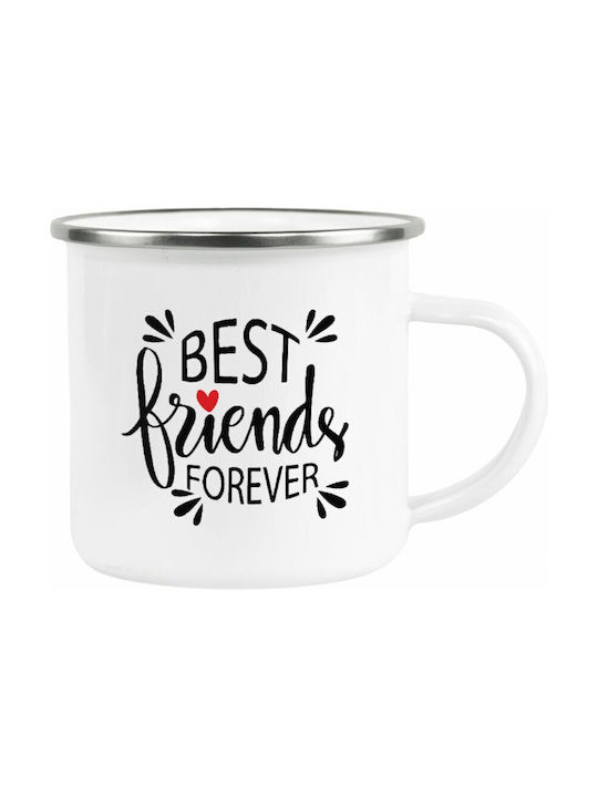 Koupakoupa Best Mug Metallic White 330ml