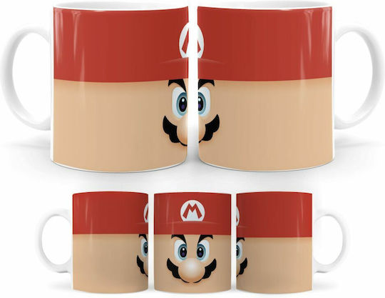 Koupakoupa Flat Mug Ceramic Multicolored 330ml