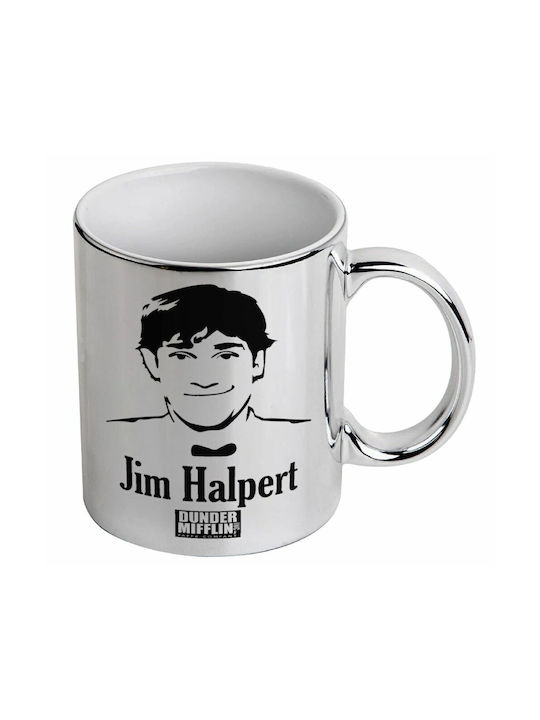 Koupakoupa Office Jim Halpert Ceramic Cup Silver 330ml