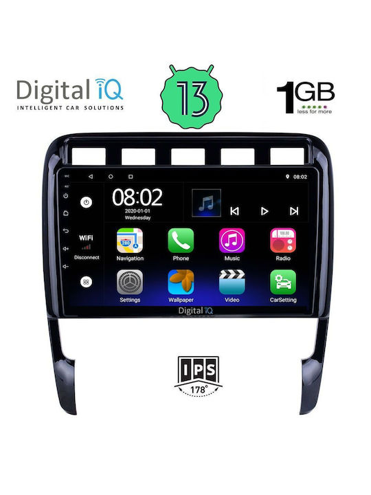 Digital IQ Автомобилна Аудио Система (Блутут/USB/WiFi/GPS/Apple-Carplay/Android-Auto) с Тъчскрийн 9"