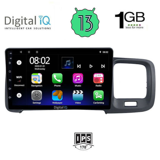 Digital IQ Автомобилна Аудио Система (Блутут/USB/WiFi/GPS/Apple-Carplay/Android-Auto) с Тъчскрийн 9"